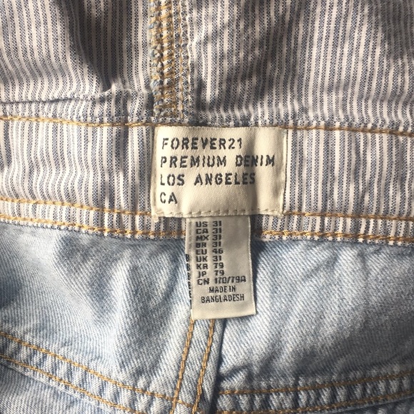 Overall Jean Shorts - Picture 3 of 4